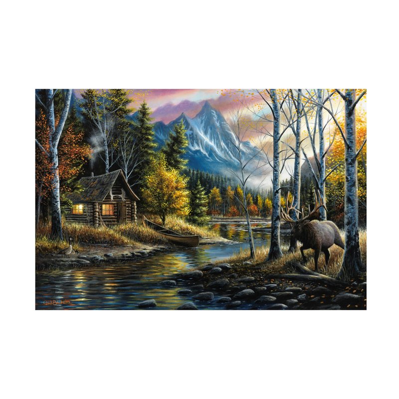Wrapped Canvas Wall Art - Chuck Black 'Living the Dream' Wall Art for Living Room, Bedroom, or Office Décor - 22x32