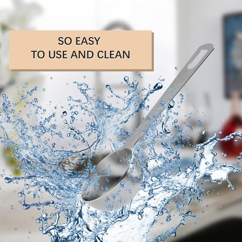 BERYLER 5PCS 1tbsp (3tsp, 15ml, 1/2oz) Single Measuring Spoon, Stainless Steel Individual Teaspoons Only