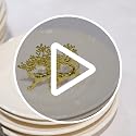 Deer-3 Gold Napkin Rings Set of 8 for Holiday & Christmas Table Decor