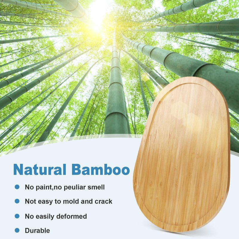 GuanQiao Food-Grade Bamboo Mixer Slider: For KitchenAid 5-8 Qt Bowl Lift Stand Mixer. Appliance Sliding Mat For Artisan, Kitchen Countertop Storage Accessories (Moving Tray)