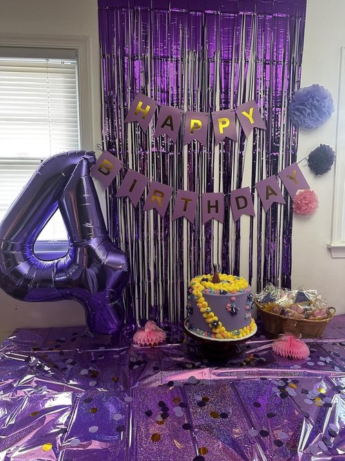 40 Inch Purple Number Balloon - Glamorous 40th Birthday Party Decoration for Women & Men