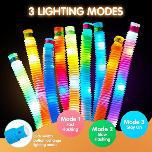 JOYIN 18 Pack Glow Sticks - Fun Light Up Party Favors for Kids | Necklaces, Bracelets & Tubes
