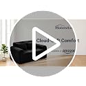 2-Seater Faux Fur Loveseat Sofa with Lumbar Pillows - Compact Foam Couch