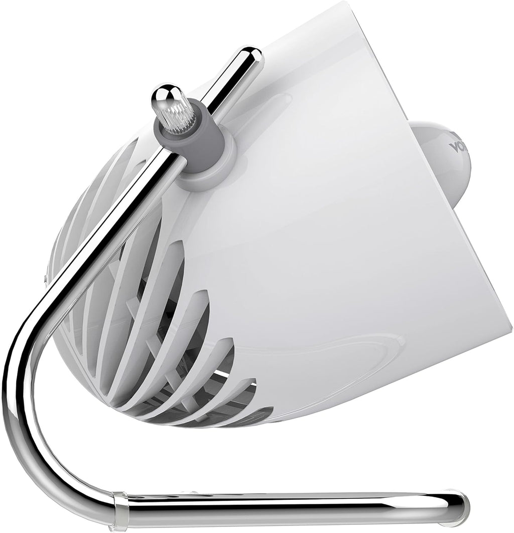 Vornado Pivot Personal Air Circulator - Portable Desk Fan with Powerful Airflow | Ice White