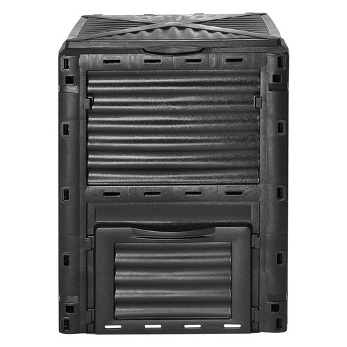 VEVOR Garden Compost Bin 80 Gallon, BPA Free Composter, Large Capacity Outdoor Composting Bin with Top Lid and Bottom Door, Easy Assembling, Lightweight, Fast Creation of Fertile Soil