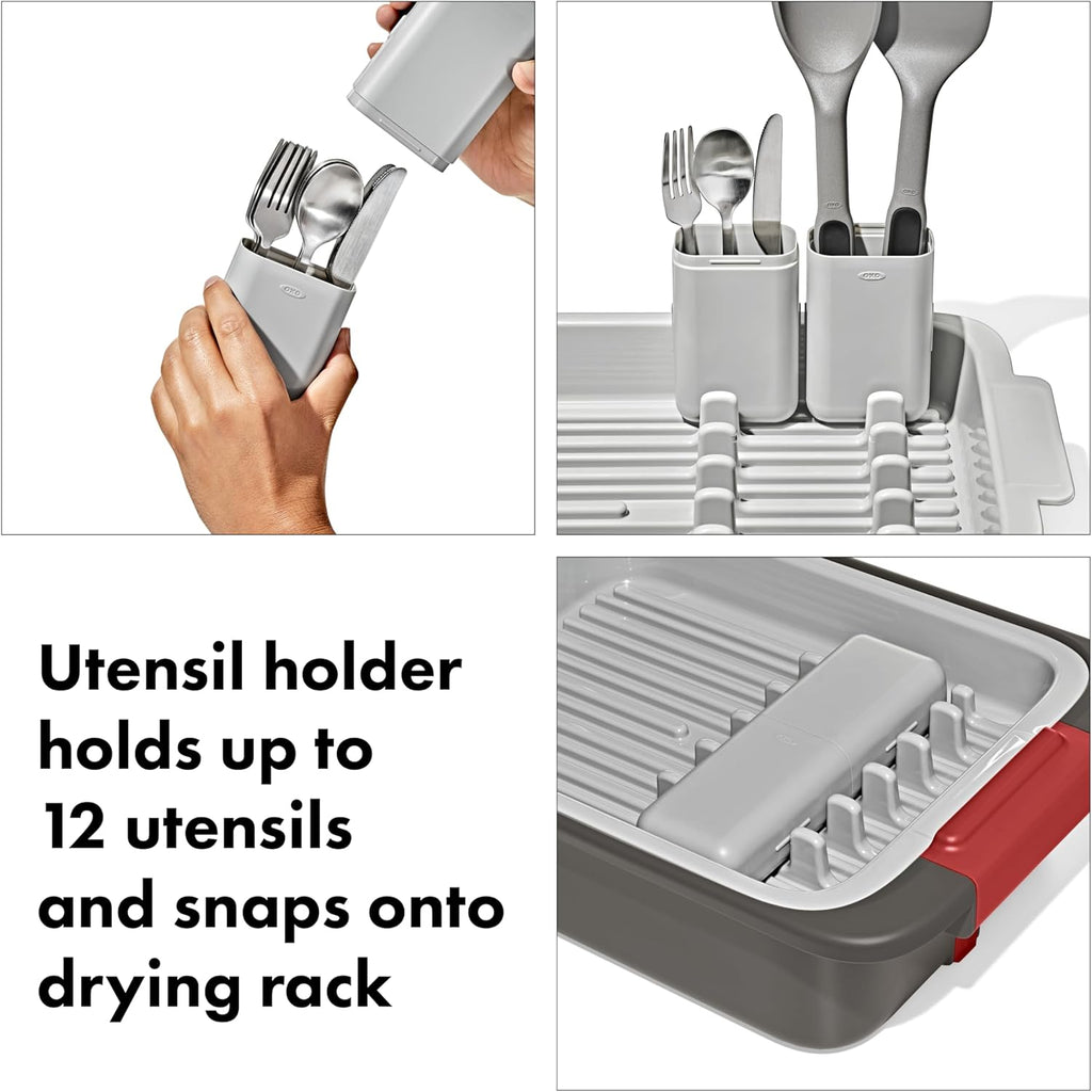OXO Outdoor Wash, Dry & Stow System - Efficient Portable Cleaning Solution for Camping & Travel