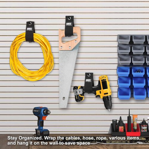 Heavy Duty 13-Inch Extension Cord Storage | 5 Pack Cable Organizer with Extendable Ties