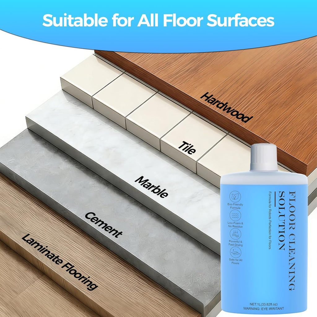Skiennix Floor Cleaning Solution - Powerful Cleaner for Hardwood, Tile & Laminate | 1L (33.8 Fl. Oz)