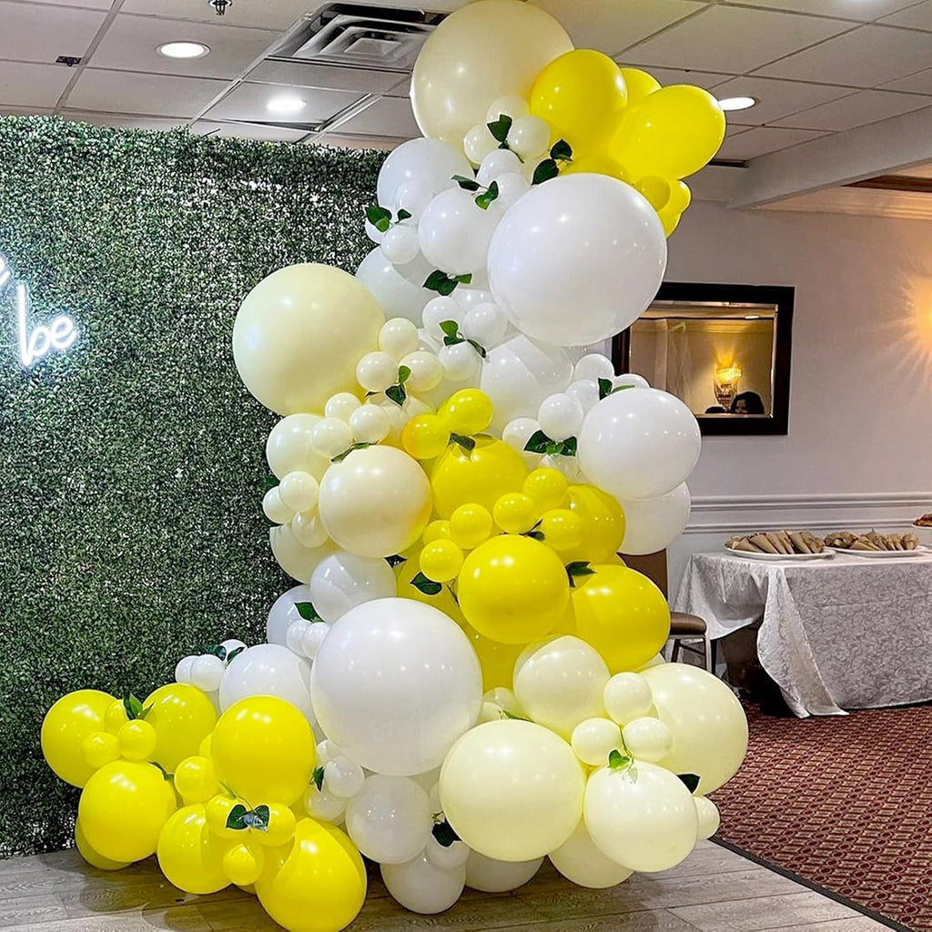 Pastel Yellow Balloons - 12-Inch Light Yellow Latex Balloons | 50-Pack for Gender Reveal & Baby Shower Decorations