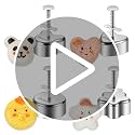 Stainless Steel Onigiri Mold Set 4-Piece Rice Ball Maker Shapes