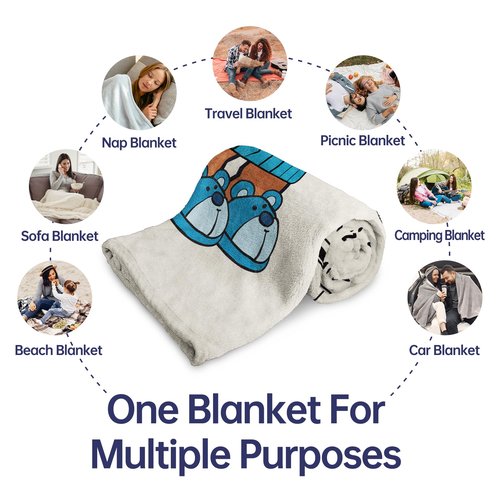 SteadStyle Funny Husband Gifts, Unique Husband Birthday Gift Blanket, Anniversary Wedding Valentines Day from Wife, Soft Blanket for Him 60" x 50"
