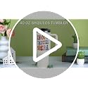 50th Birthday Gift Tumbler for Her 40oz Stainless Steel with Handle & Straw - 50s Era