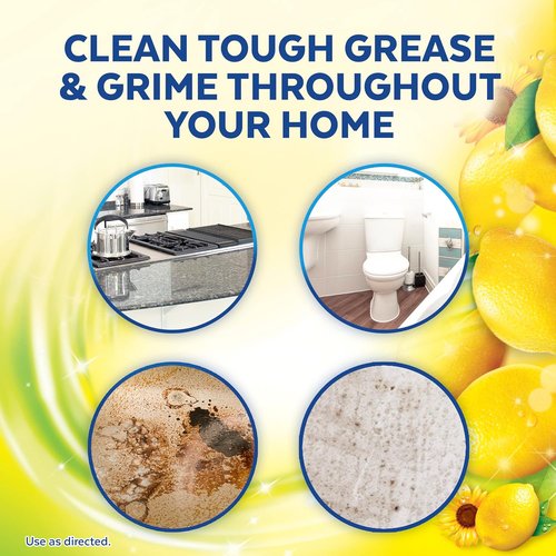 Lysol Pro All-Purpose Cleaner - Deep Cleaning Disinfectant Spray - Lemon Breeze Scent - 32 oz Bottle (Pack of 12)