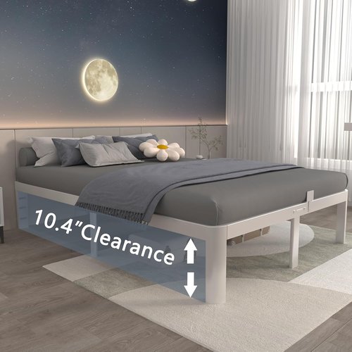 ITIMIDI Queen Bed Frame - 12 Inch Metal Platform Design | Heavy Duty, No Box Spring Needed, Easy Assembly
