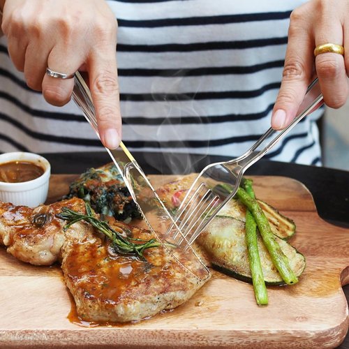 Dealusy Heavy Duty Clear Plastic Forks - 360 Count, BPA-Free & Heat Resistant | Premium Disposable Party Supply