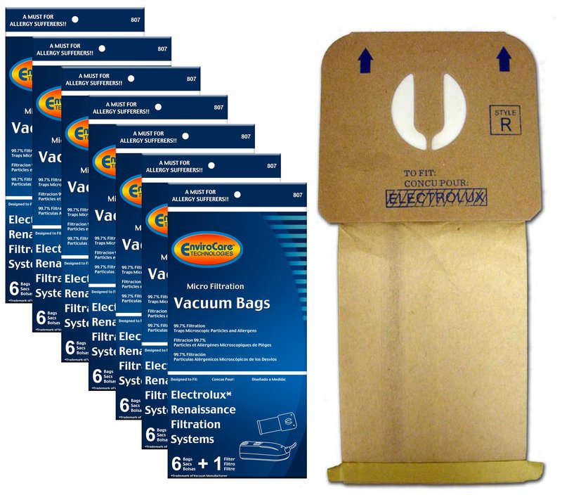 EnviroCare Replacement Micro Filtration Vacuum Cleaner Dust bags for Electrolux Renaissance Style R Canisters 42 bags