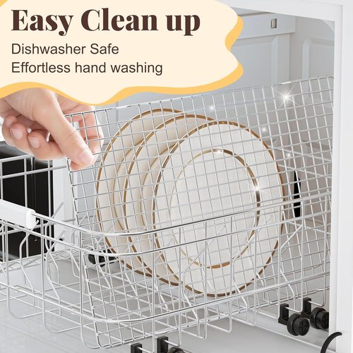 Cooling Racks | Skiennix 2-Piece 10" x 16" Wire Baking Rack - Dishwasher Safe for Oven Cooking & Grilling