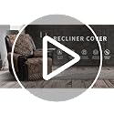 Waterproof Recliner Chair Covers with Non-Slip Design - Large Size, Red