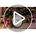 12-Inch Vintage Wall Clock, Silent Non-Ticking Antique Bronze Clock
