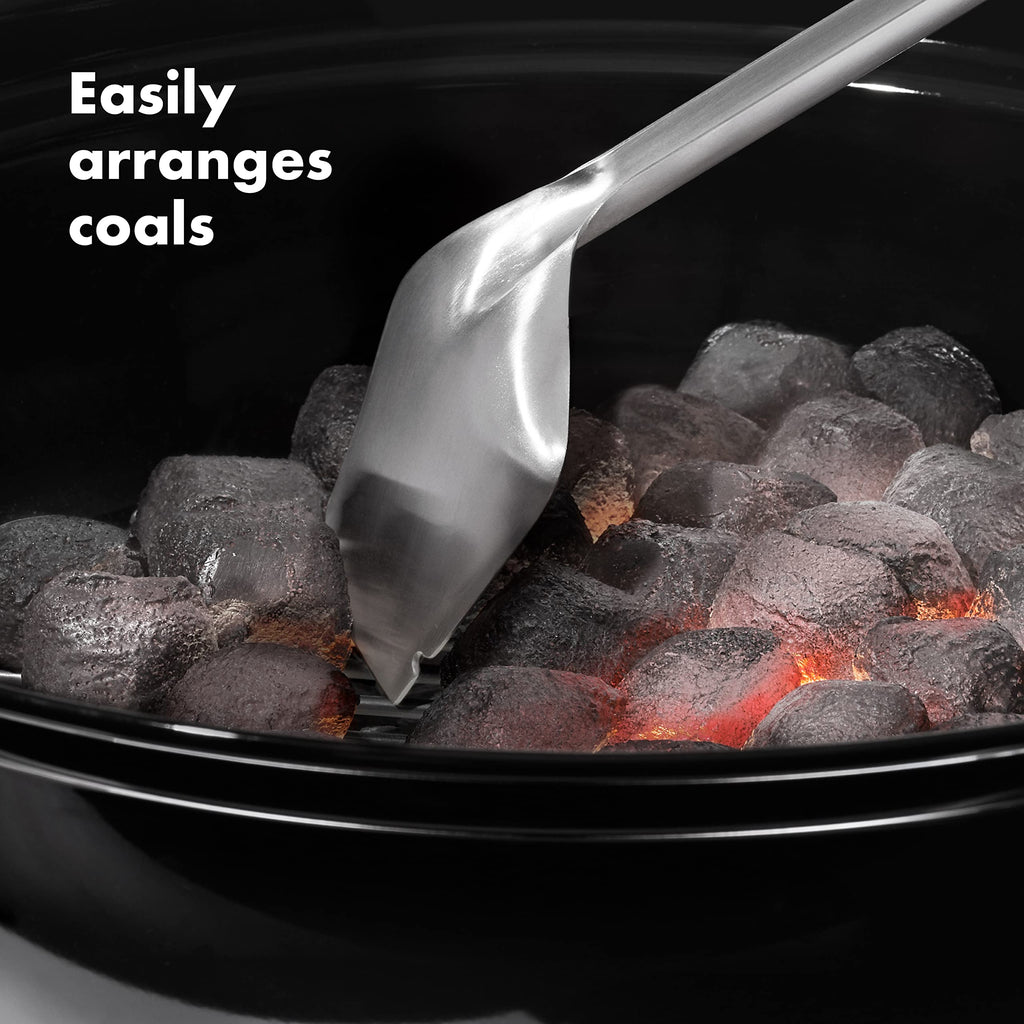 OXO Good Grips Grate Lifter Coal Rake, 2Coal Shovel & Rake, Stainless Steel (Pack of 2)