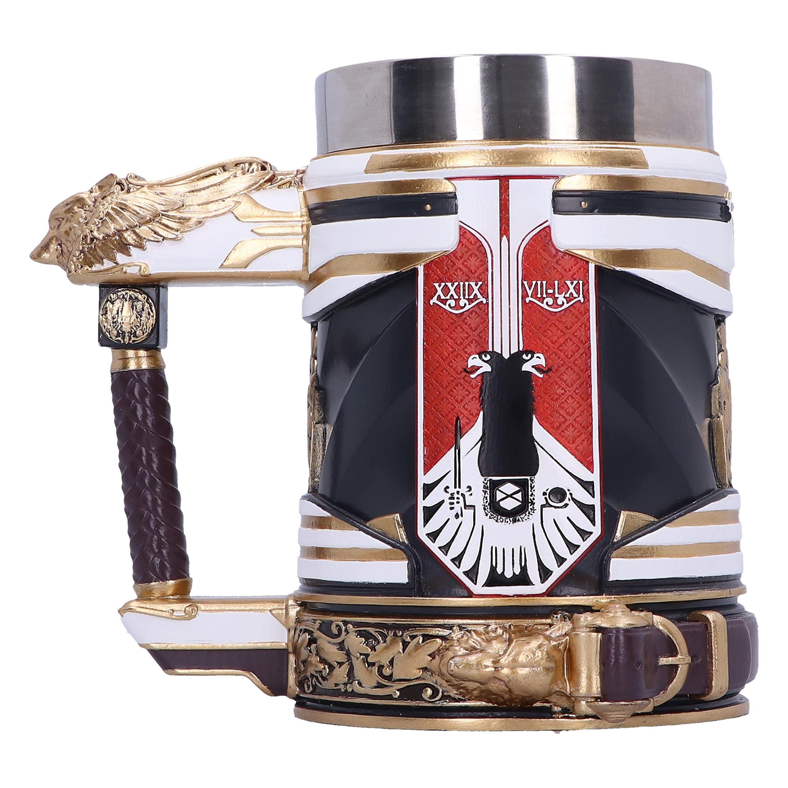 Nemesis Now Destiny Gjallarstein Tankard 15.5cm, Resin, Officially Licensed Merchandise, Exclusive Beer Mug, Cast in Resin, Expertly Hand-Painted, Removable Insert
