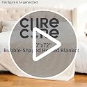 50"x72" Heated Throw Blanket, Electric Sherpa Fleece with 6 Heat Settings