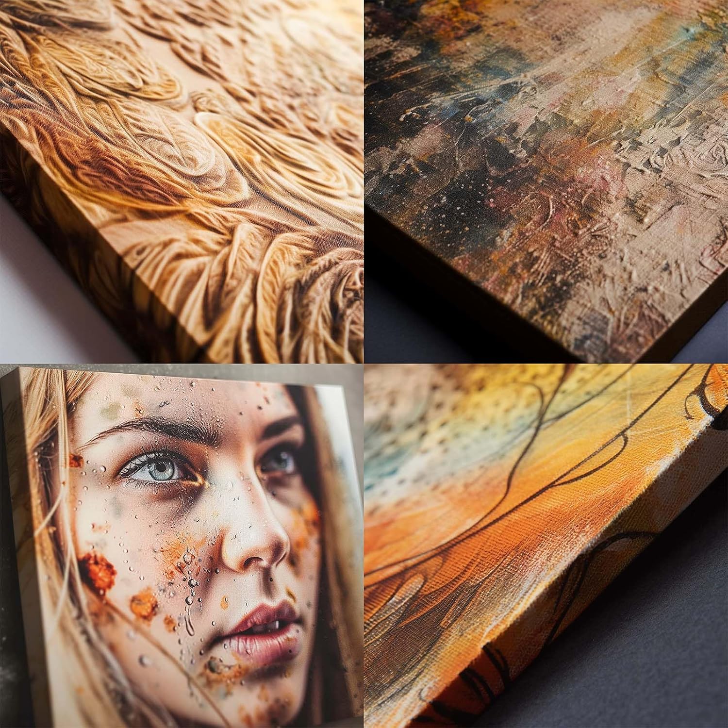 Skiennix Personalized Canvas Prints - Custom Framed Wall Art (12x16) | Transform Your Photos into Stunning Decor