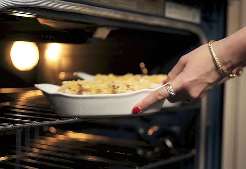 Kook Mini Au Gratin Baking Dishes - Set of 6 Ceramic Casserole Dishes, 12 oz, Oven & Microwave Safe | Ivory