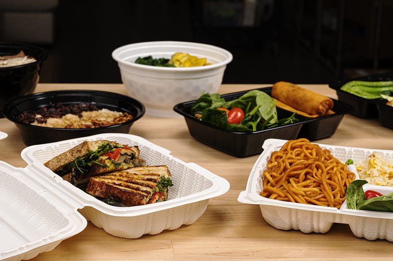 TIYA Food Containers – 16 oz Bulk 150 Pack with Lids – Plastic Food Storage To-Go Round Bowls – Reusable, Microwavable, Dishwasher Safe – Leak-Proof and Great for Meal Prep – BPA-Free