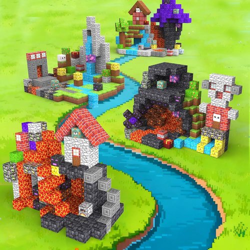 Magnetic Building Blocks by 150PCS | STEM Stacking Game for Kids Age 3-12 | Fun Birthday Gift