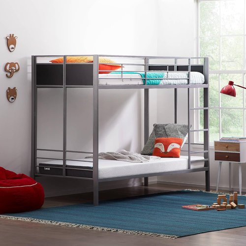 Lucid 5 Inch Memory Foam Mattress - Firm Feel with Bamboo Charcoal & Gel - Twin Size - Bed in a Box