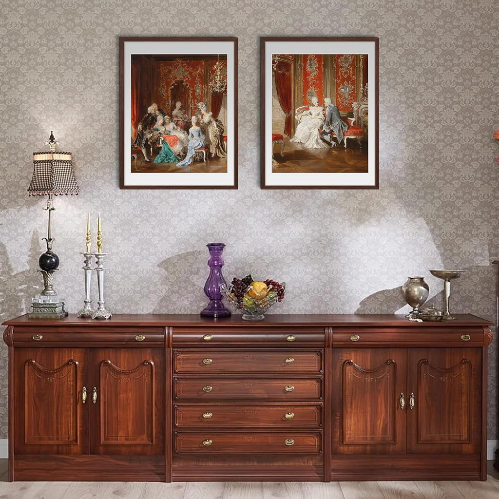 Upsimples 18x24 Picture Frame - Versatile Display for 16x20 with Mat or 18x24 Without - Brown, 1 Pack
