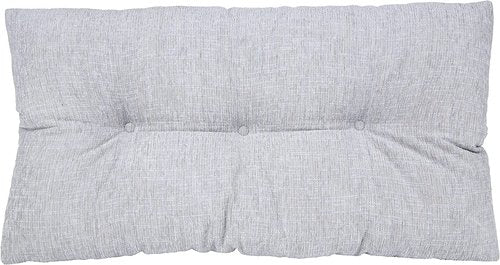 Klear Vu The Gripper Non-Slip Tufted Bench Cushion for Indoor Furniture, Assembled in USA, Entryway Storage, Bay Window, Corner Nook or Piano Seat, 27 Inches, Solid Gray