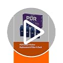 Water Pitcher & Dispenser Replacement Filter Cartridges - 4-Pack