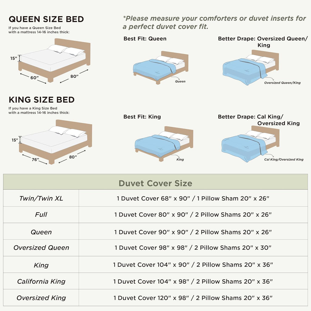 Bedsure Skipper Blue Duvet Cover Set - King Size 3-Piece Extra Soft Cotton-Like Polyester Bedding, 104x90 Inches with Zipper Closure & 2 Pillow Shams
