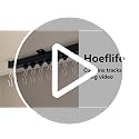 Heavy Duty Ceiling Curtain Track Set - Wall or Ceiling Mount Room Divider