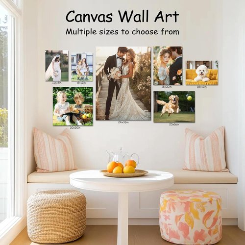 Custom Canvas Prints - Personalized Framed Wall Art for Family & Pets | 6x8in