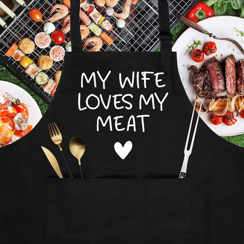 Fairy's Gift Men's Funny Apron - Cool Anniversary & Father's Day Gift | Grilling Apron with Pockets