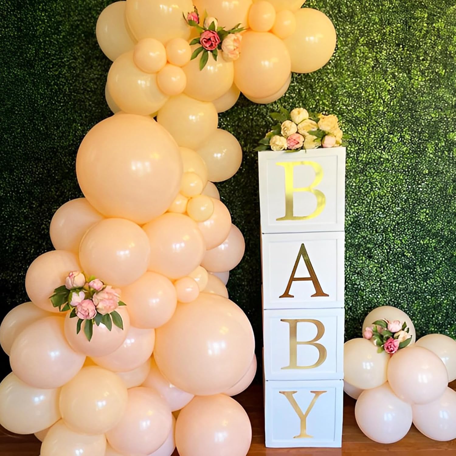 Voircoloria Blush Balloons - 66 Pack 12-Inch Nude Latex Balloons for Weddings, Birthdays & Showers