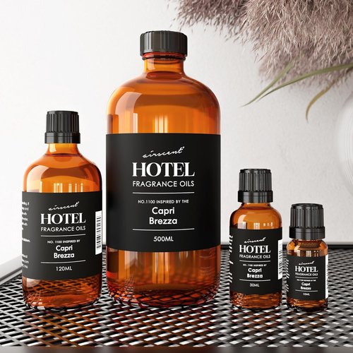 AirScent Capri Brezza Diffuser Oil No. 1100 - Volcano-Inspired Premium Fragrance for Ultrasonic Diffusers - 10 mL Glass Bottle with Dropper