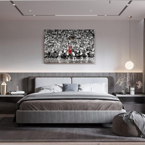 Michael Jordan Large Sports Poster - Unframed Canvas Wall Art Decor for Bedroom & Gym (24"x32")