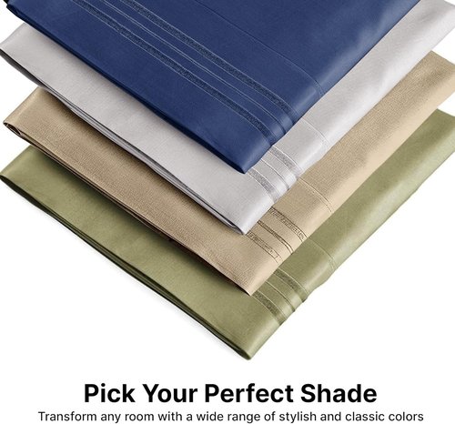 King Pillow Cases by [Brand Name] - Ultra Soft Hotel Quality Covers | Comfy, Wrinkle-Free, 4-Piece Set in Cream