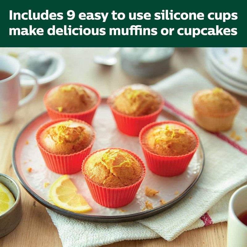 Philips Airfryer XXL Baking Master Kit for Philips Airfryer XXL models, Baking Pan and Silicone Muffin Cups, Dishwasher Safe Parts for Easy Cleaning and Storage, HomeID App, Black (HD9952/01)