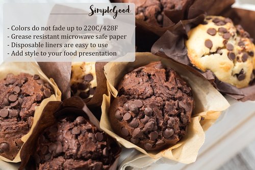 1000pcs Red Check Medium Size Tulip Baking Cups Cupcake Liners Muffin Liners Greaseproof Paper 1000
