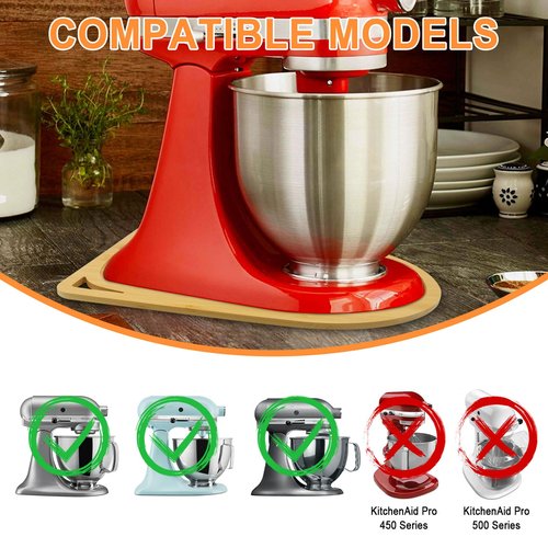 Bamboo Mixer Slider Compatible with Kitchen aid Bowl Lift Stand Mixer (4.5-5 Qt Stand Mixer)
