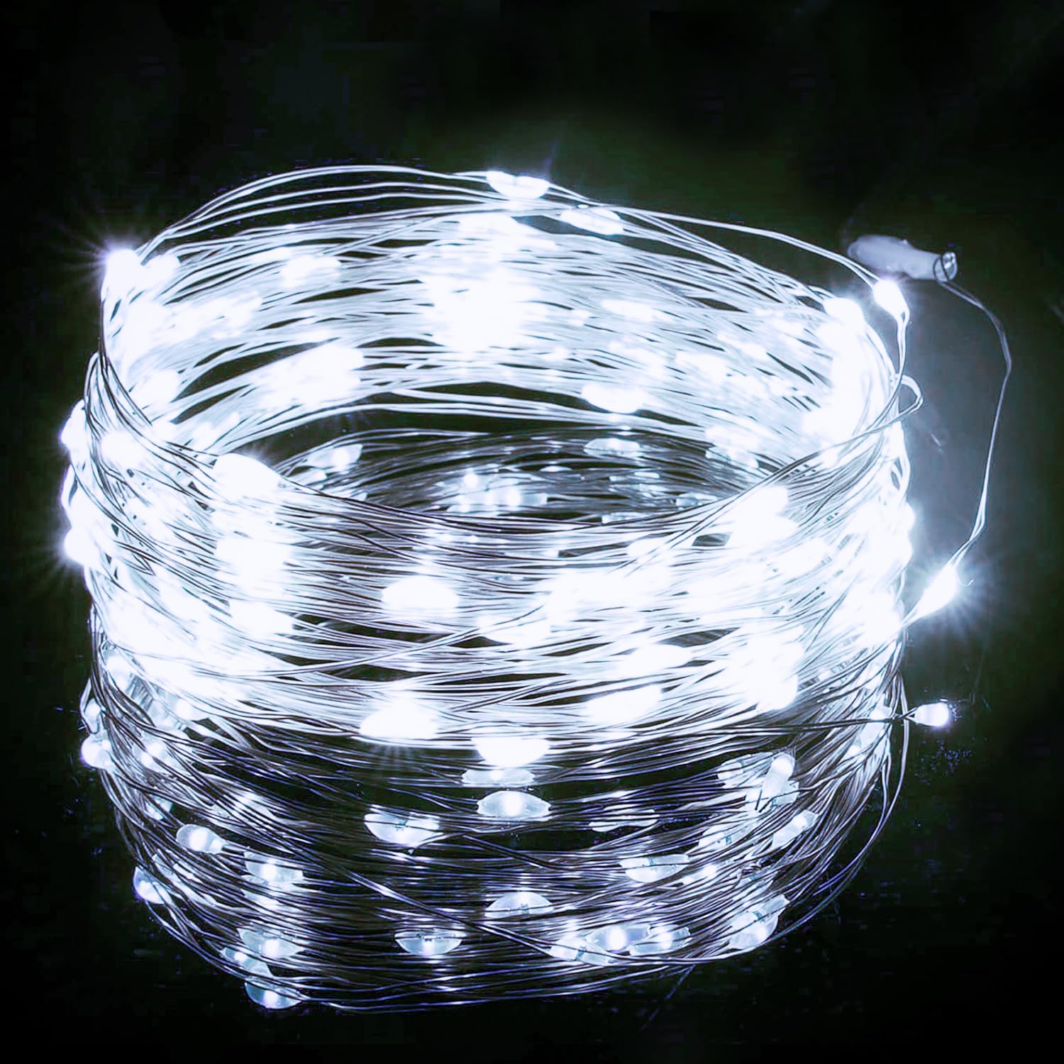 Skiennix 20 LED Fairy Lights - 7Ft Twinkle String Lights | Battery Operated, Waterproof for Weddings & Decor