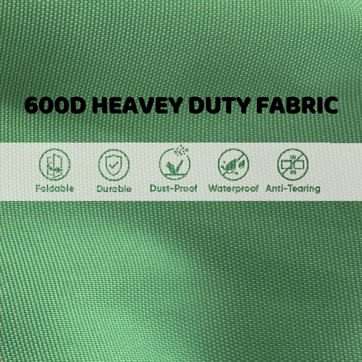 OUTTDID Christmas Wrapping Paper Organizer - Durable 600D Oxford Fabric, Fits 18-25 Rolls, Green