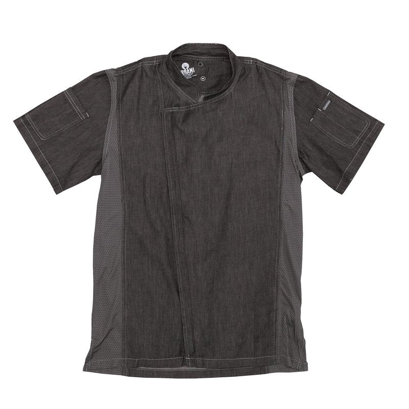 Chef Works Men's Delancey Chef Coat, Black, XX-Large