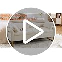 66-Inch Teddy Fabric Storage Bench for Bedroom with Gold Legs and 2 Pillows