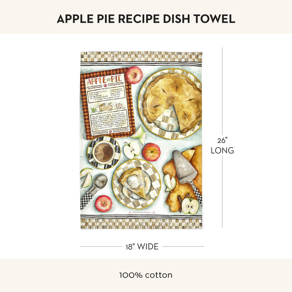 MACKENZIE-CHILDS Cotton Dish Towel, Decorative Kitchen Towel, Happy Halloween